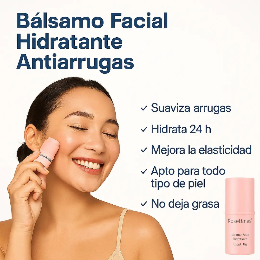 Rose Times® Bálsamo Facial Hidratante Antiarrugas