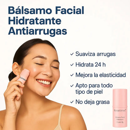 Rose Times® Bálsamo Facial Hidratante Antiarrugas